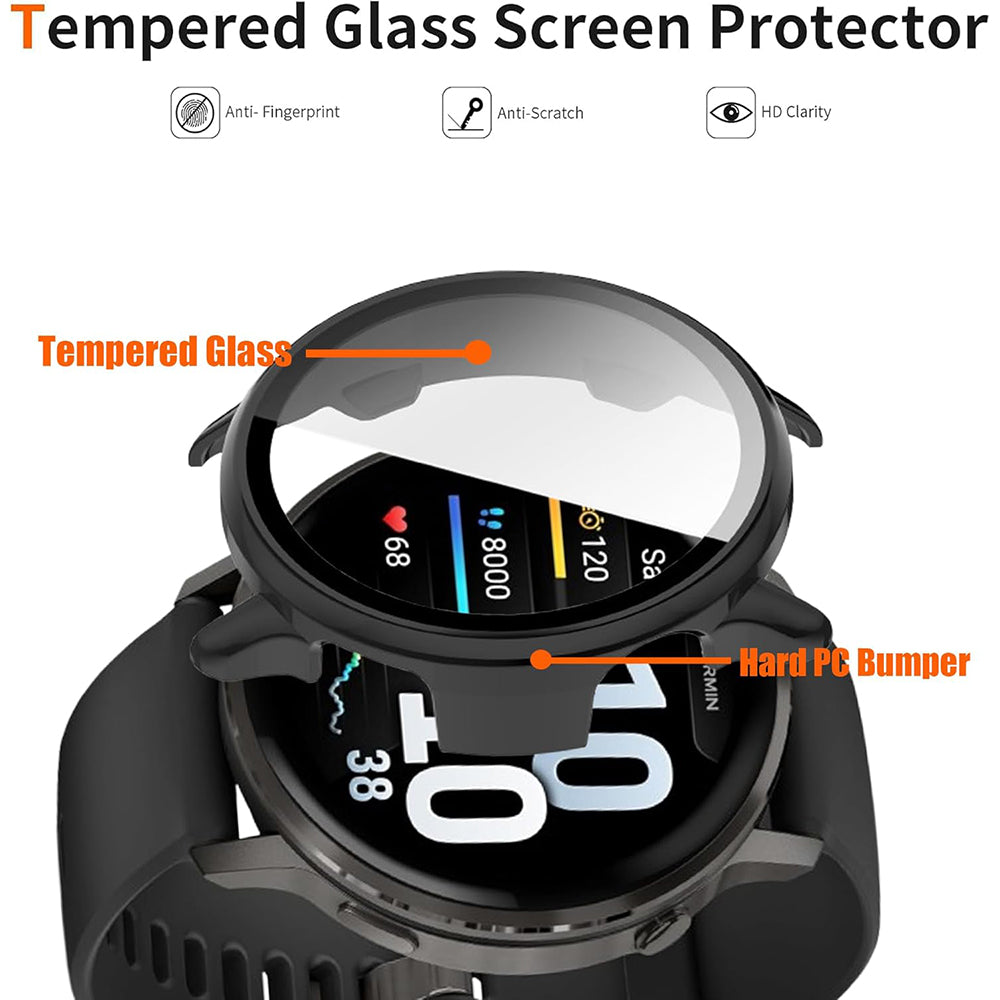 Ovitek Techsuit Defense360 Pro za Garmin Venu 4 41mm, črn