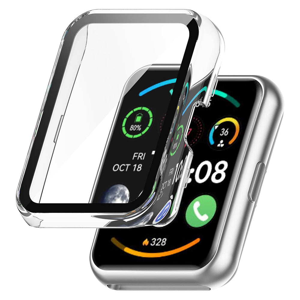 Techsuit Defense360 Pro Case for Huawei Watch Fit 2, Transparent