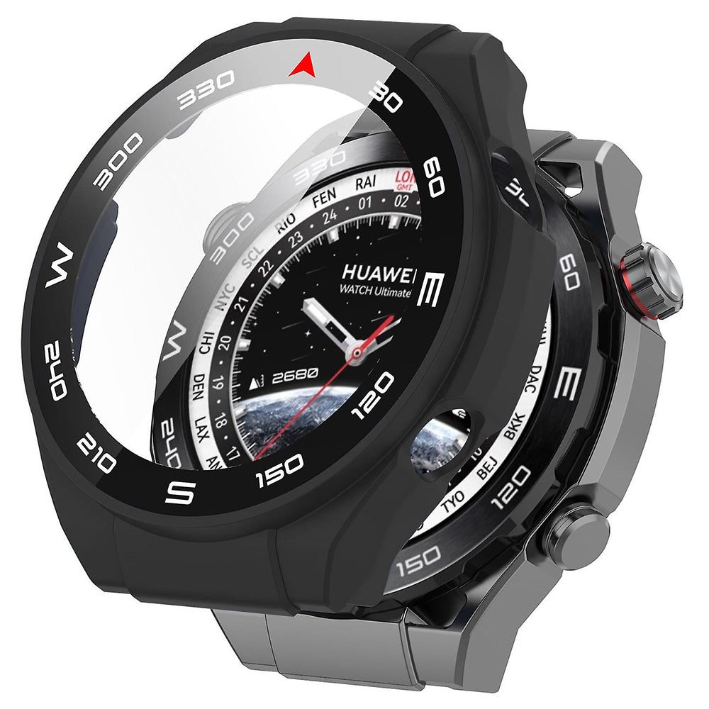 Ovitek Techsuit Defense360 Pro Bezel za Huawei Watch Ultimate, črn