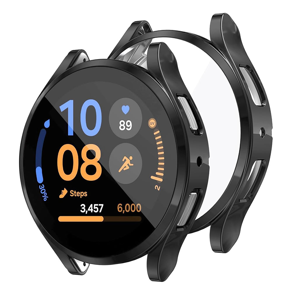 Ovitek Techsuit Defense360 Pro za Samsung Galaxy Watch FE, črn