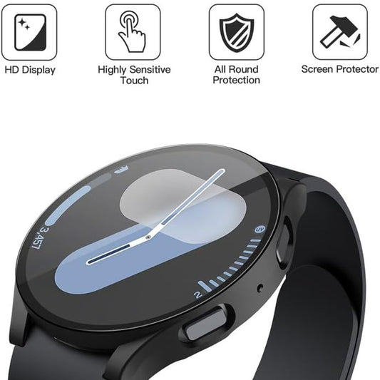 Ovitek Techsuit Defense360 Pro za Samsung Galaxy Watch7 40mm, črn