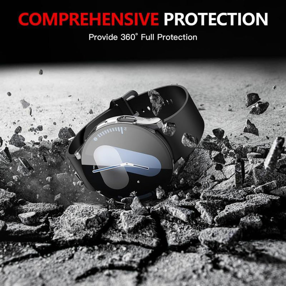 Ovitek Techsuit Defense360 Pro za Samsung Galaxy Watch7 44mm, Prozoren