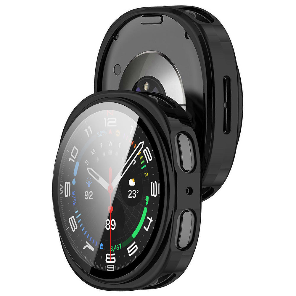 Ovitek Techsuit Defense360 Pro za Samsung Galaxy Watch9 / Watch8 44mm, mat črn