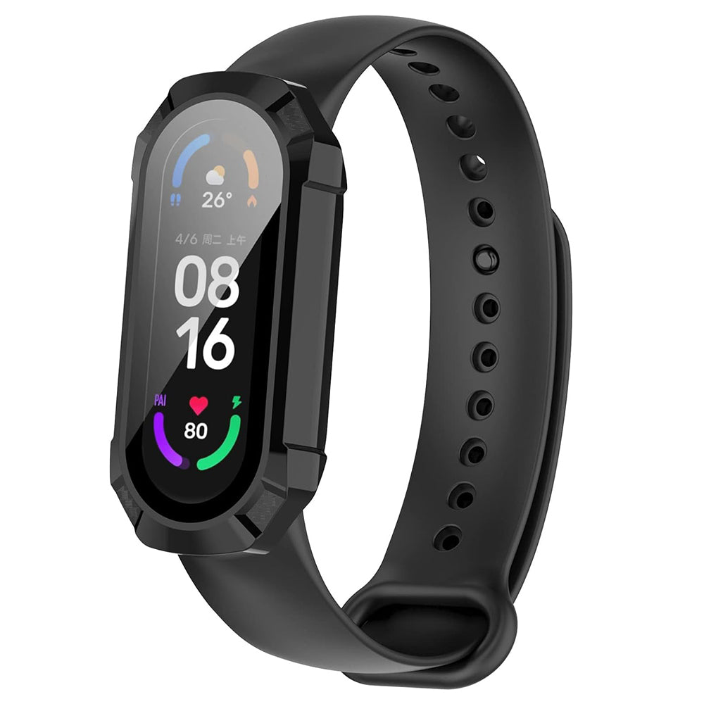 Ovitek Techsuit Defense360 Pro za Xiaomi Smart Band 6 / Band 5 / Band 4, črn