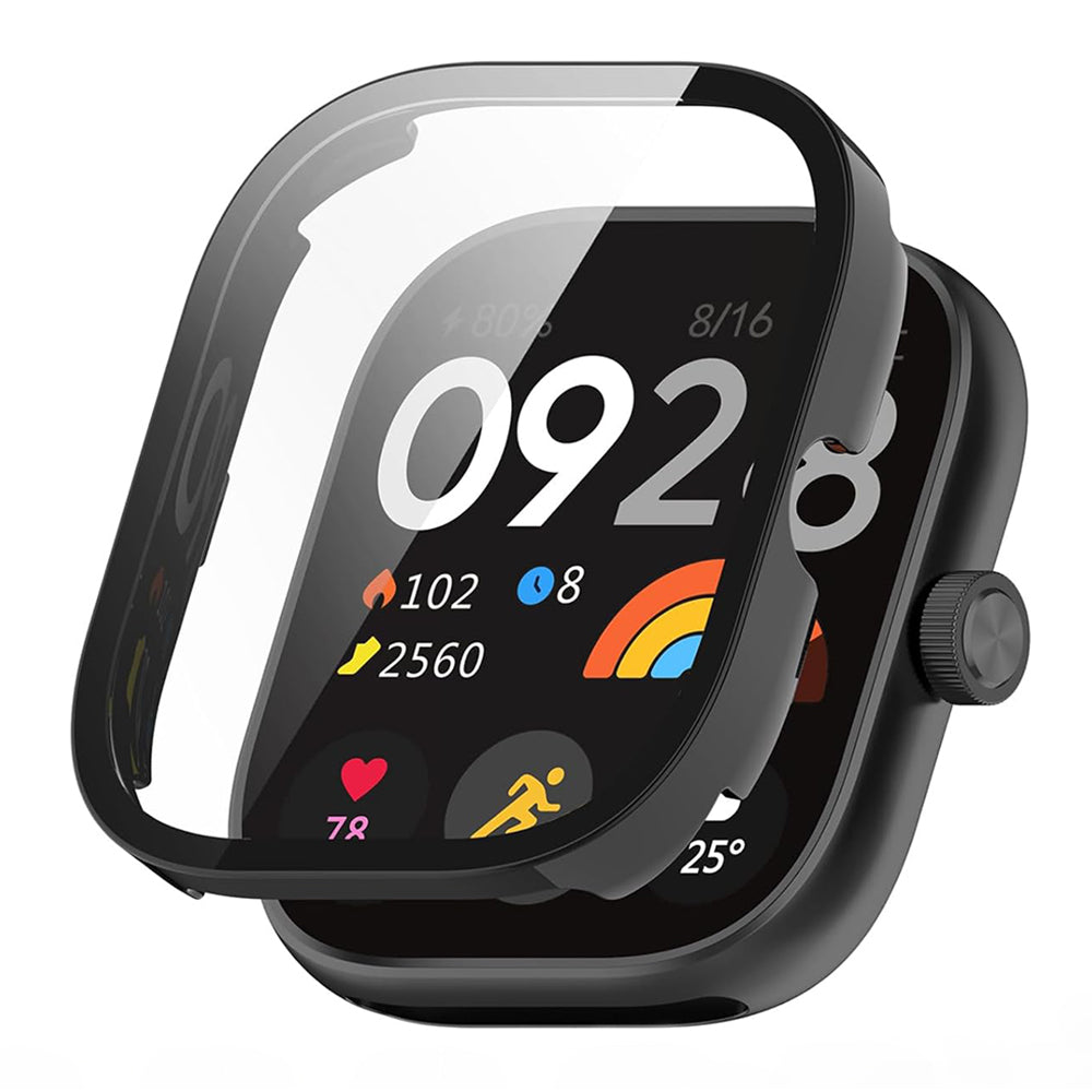 Ovitek Techsuit Defense360 Pro za Xiaomi Redmi Watch 4, črn