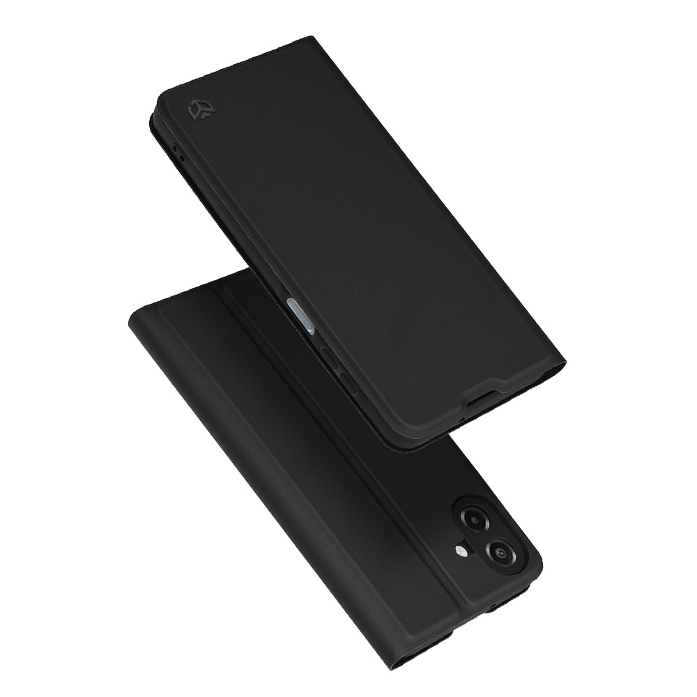 Ovitek za Samsung Galaxy A07 4G A075, Techsuit, Magskin Book, Črn