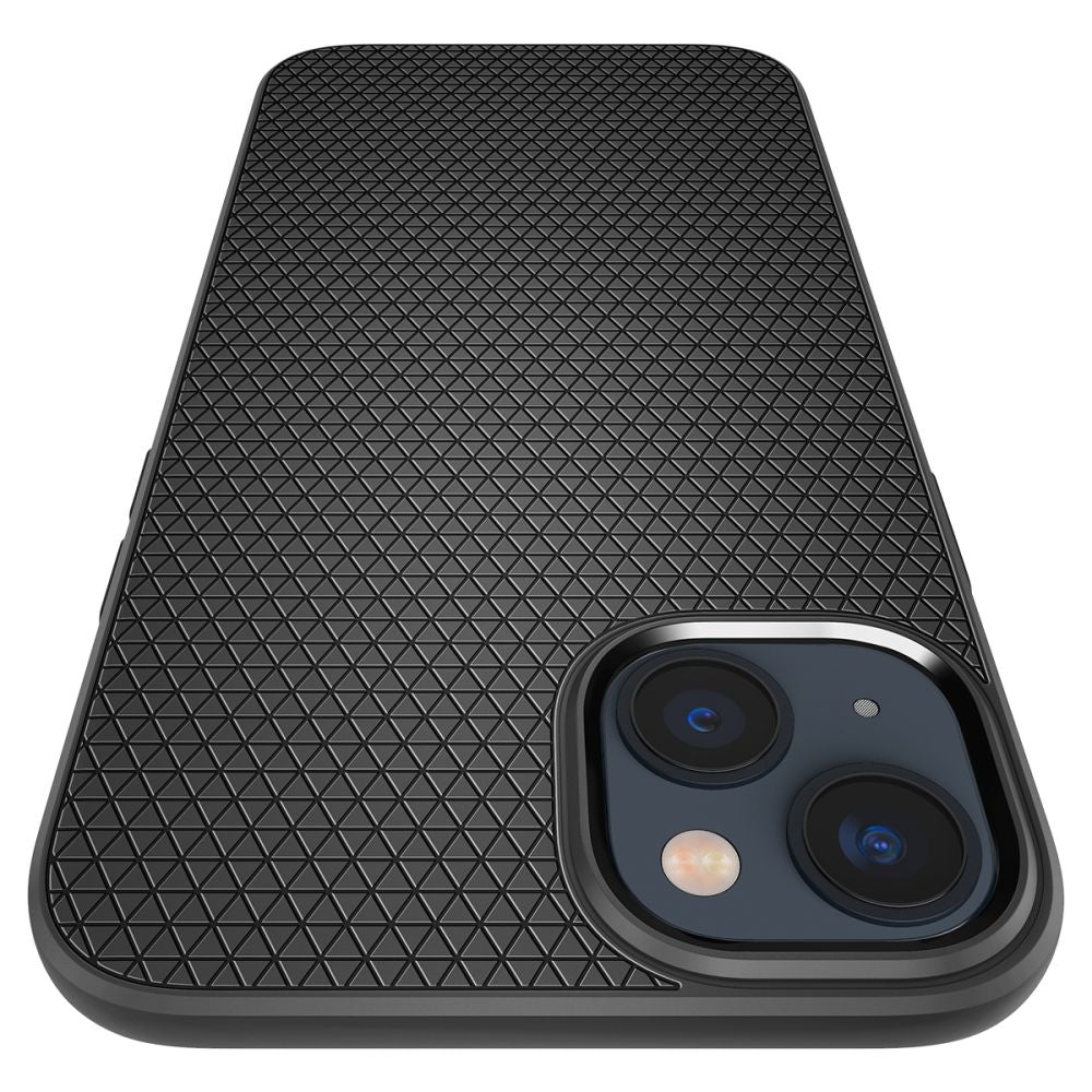 Ovitek za Apple iPhone 14, Spigen, Liquid Air, Mat Črna