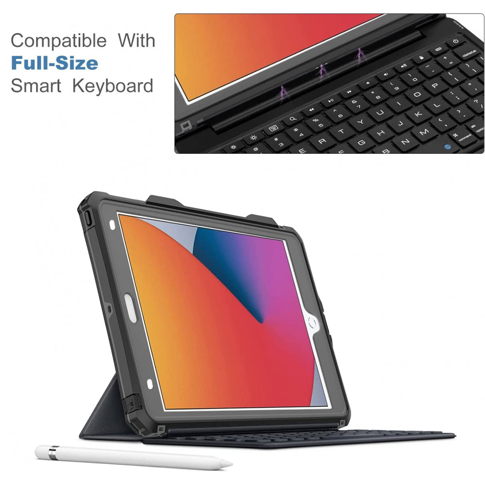 Vodoodporni ovitek za Apple iPad 10.2 (2021) / 10.2 (2020) / 10.2 (2019), ShellBox, črn