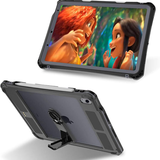 Vodoodporni ovitek za Apple iPad Air (2022) / Air (2020), ShellBox, črn