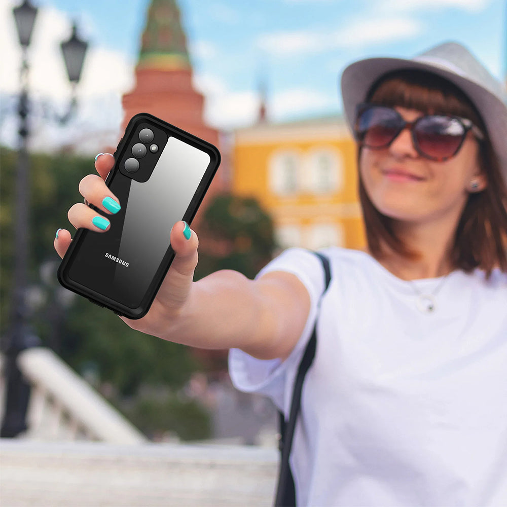 Vodoodporni ovitek za Samsung Galaxy A25 A256, ShellBox, črn