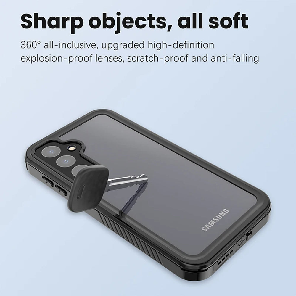 Vodoodporni ovitek za Samsung Galaxy A55 5G A556, ShellBox, črn