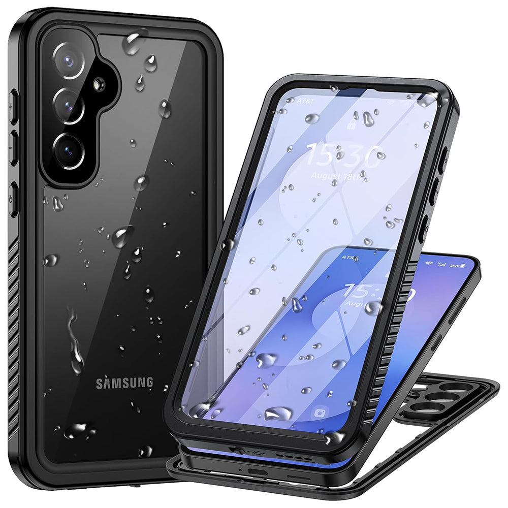 Vodoodporna torbica za Samsung Galaxy S25 FE, ShellBox, Črna