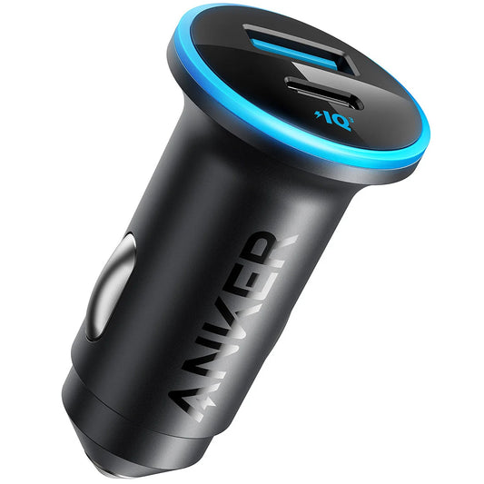 Avtomobilski polnilnik Anker 323, 52,5 W, 3A, 1 x USB-A - 1 x USB-C, črn A2735G11