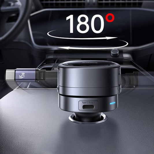 Avtomobilski polnilec z USB-C kablom Baseus PrimeTrip VR1, 60W, 3A, 1 x USB-A - 1 x USB-C, Črn C00069001121-00