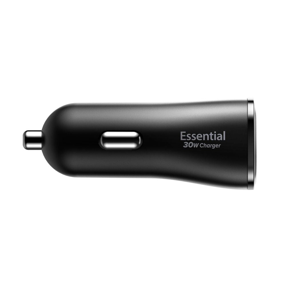 Avtomobilski polnilec Spigen EV302 Essential, 30W, 3A, 2 x USB-A, Črn ACP08700