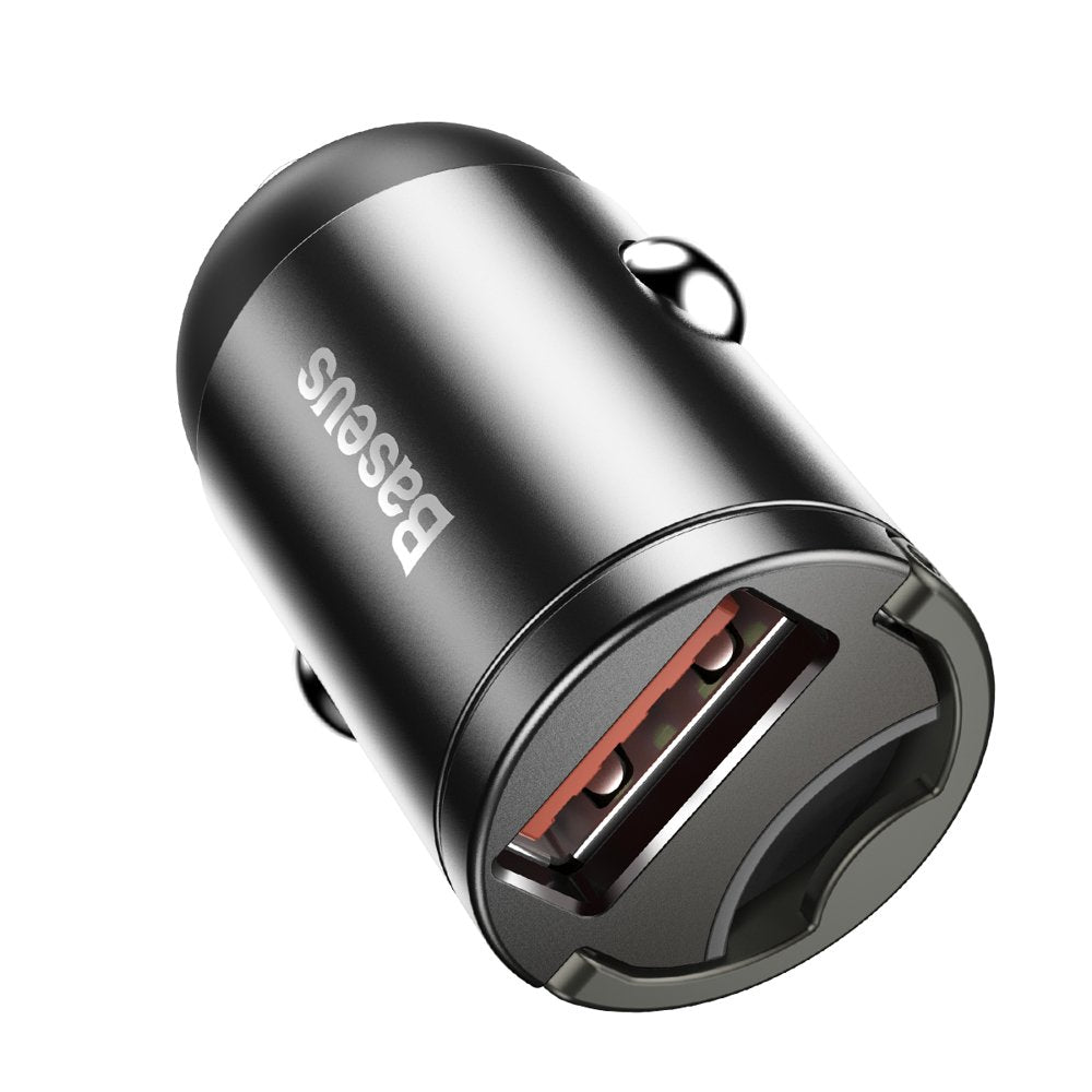 Avtomobilski polnilec Baseus Star Mini, 30W, 3A, 1 x USB-A, Siv VCHX-A0G