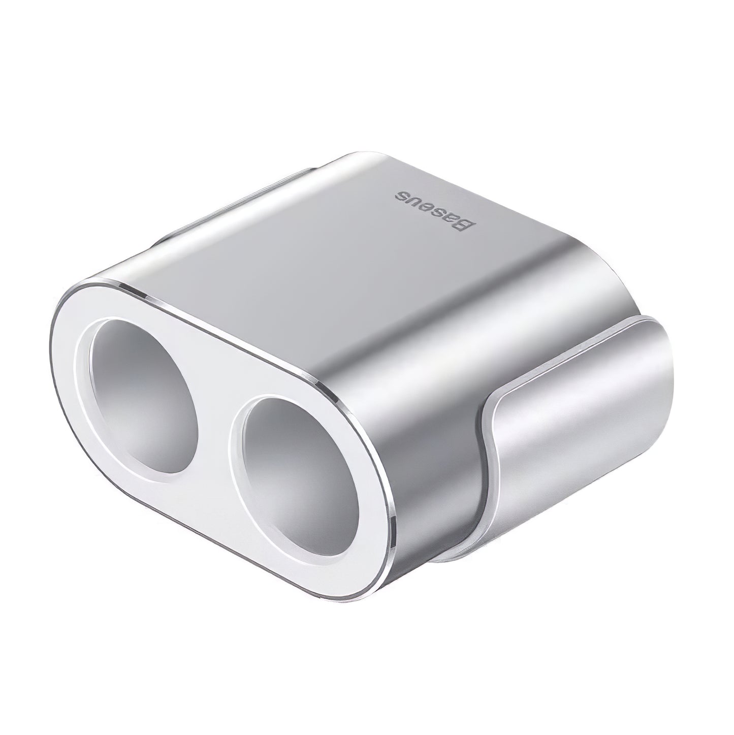 Baseus visoko učinkovit avtomobilski polnilnik, 95 W, 2,1 A, 2 x podaljšek za cigaretni vžigalnik - 2 x USB-A, srebrn CRDYQ-0S