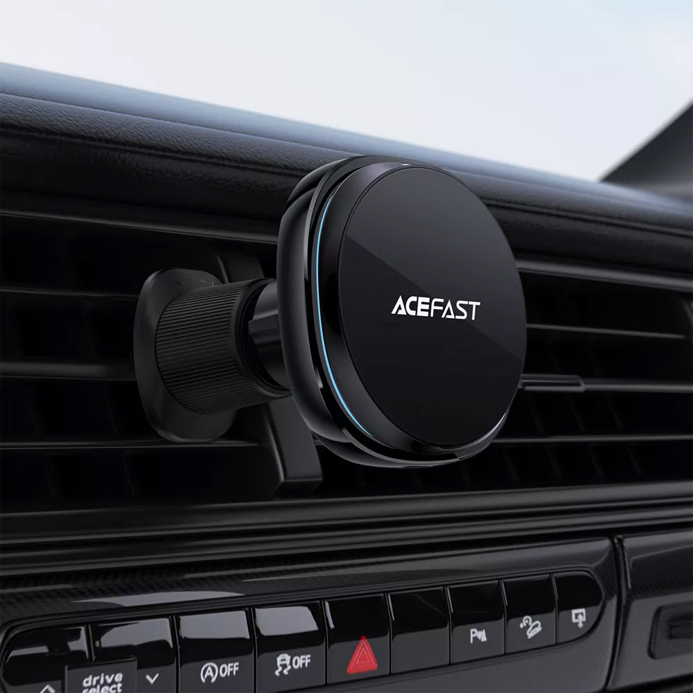Brezžični avtomobilski polnilec Acefast D31, 15W, 1.67A, črn