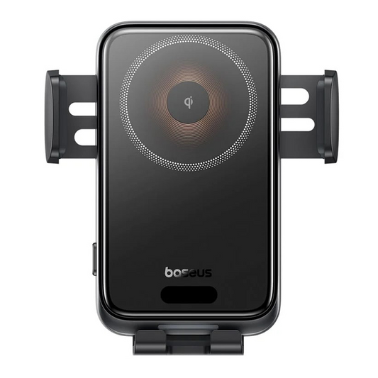 Brezžični avto polnilec Baseus Wisdom Pro Vent, 15W, 1,67A, Črn, Ponovno zapakiran C40381501123-00