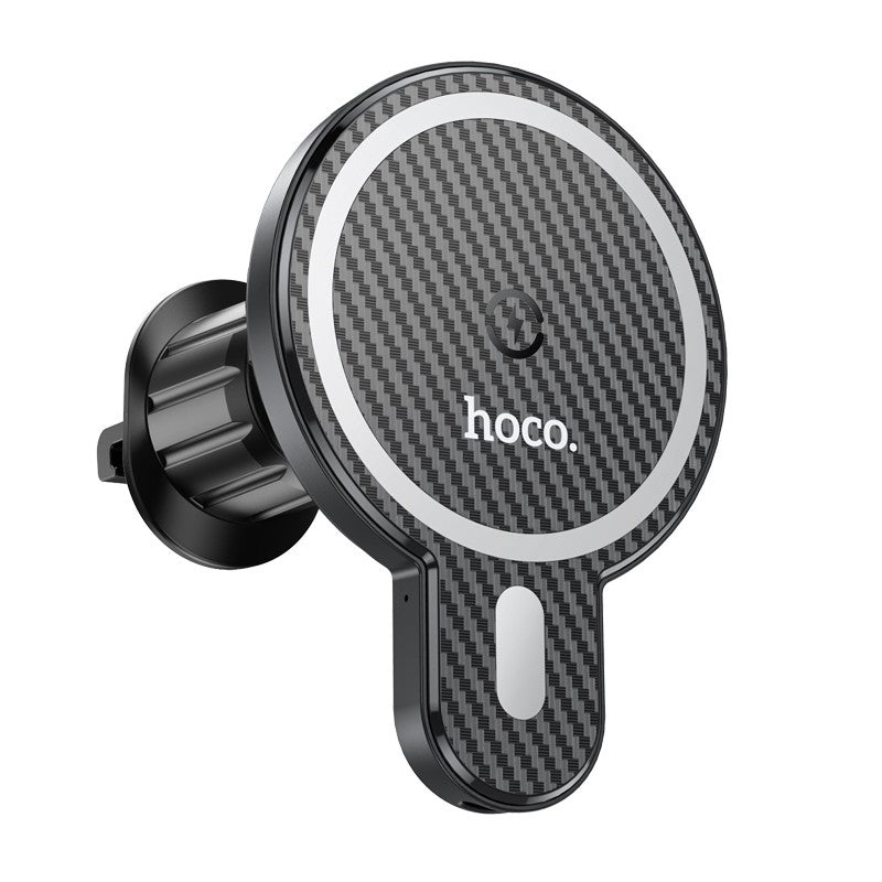 Brezžični avtomobilski polnilec HOCO CA85, 15W, 1.67A, črn