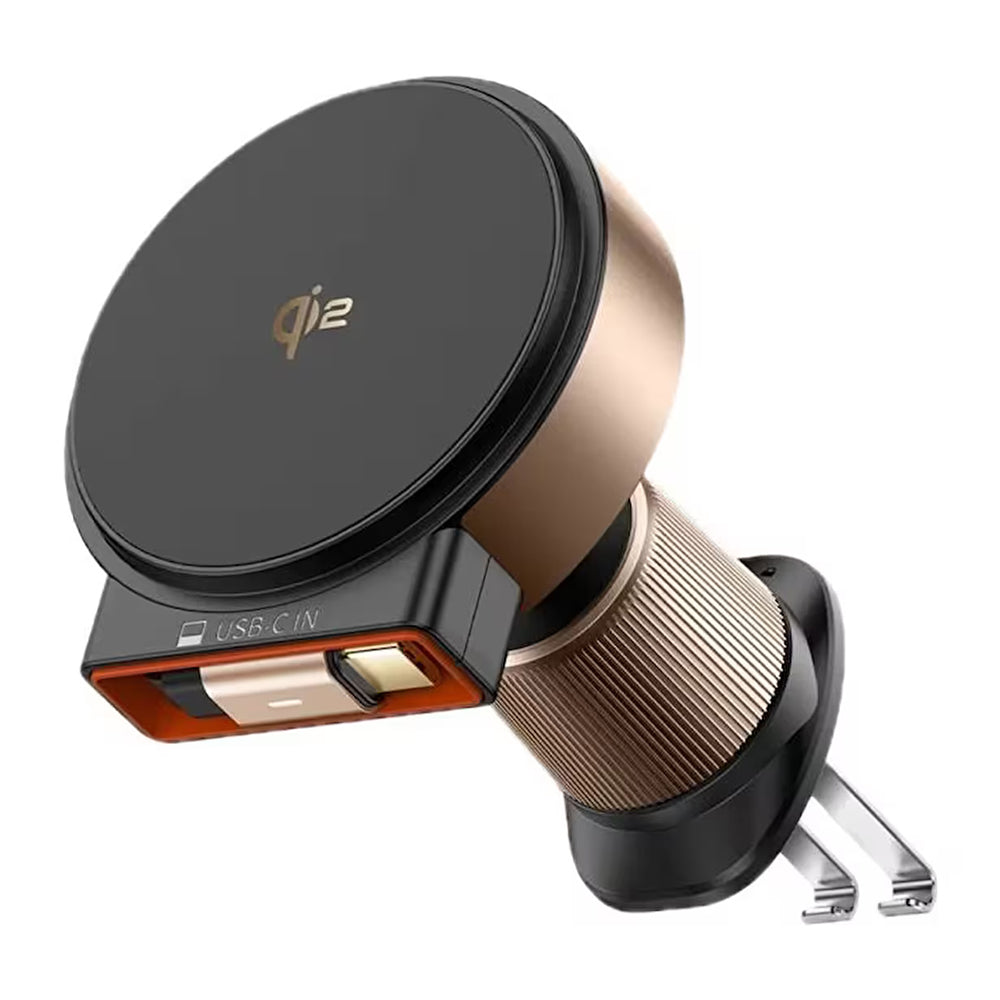 Brezžični avtomobilski polnilec McDodo CH-0091, 15W, 1.67A, Zlat