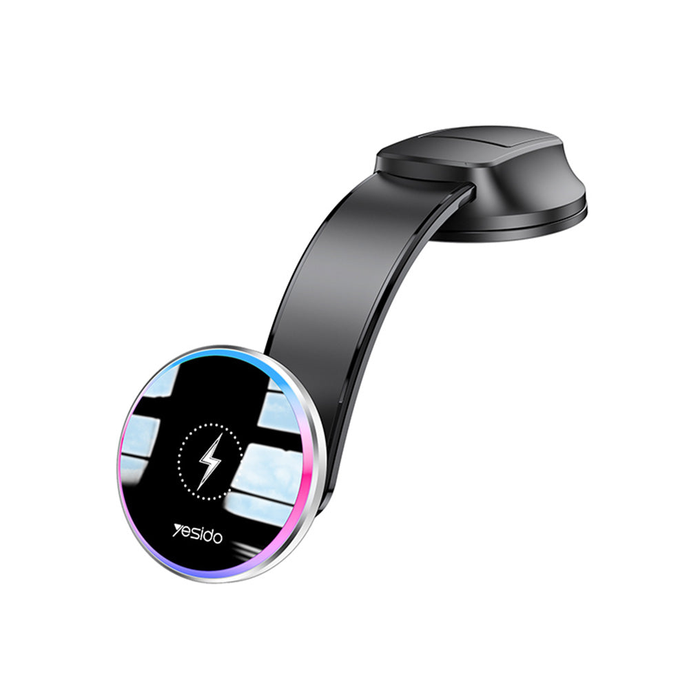 Brezžični avtomobilski polnilec Yesido C292, 15W, 1.67A, črn