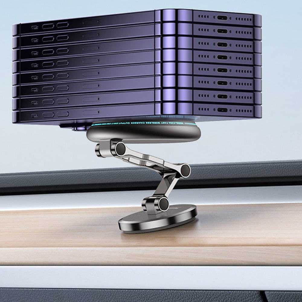 Brezžični avtomobilski polnilec Yesido C306, 15W, 1.67A, črn