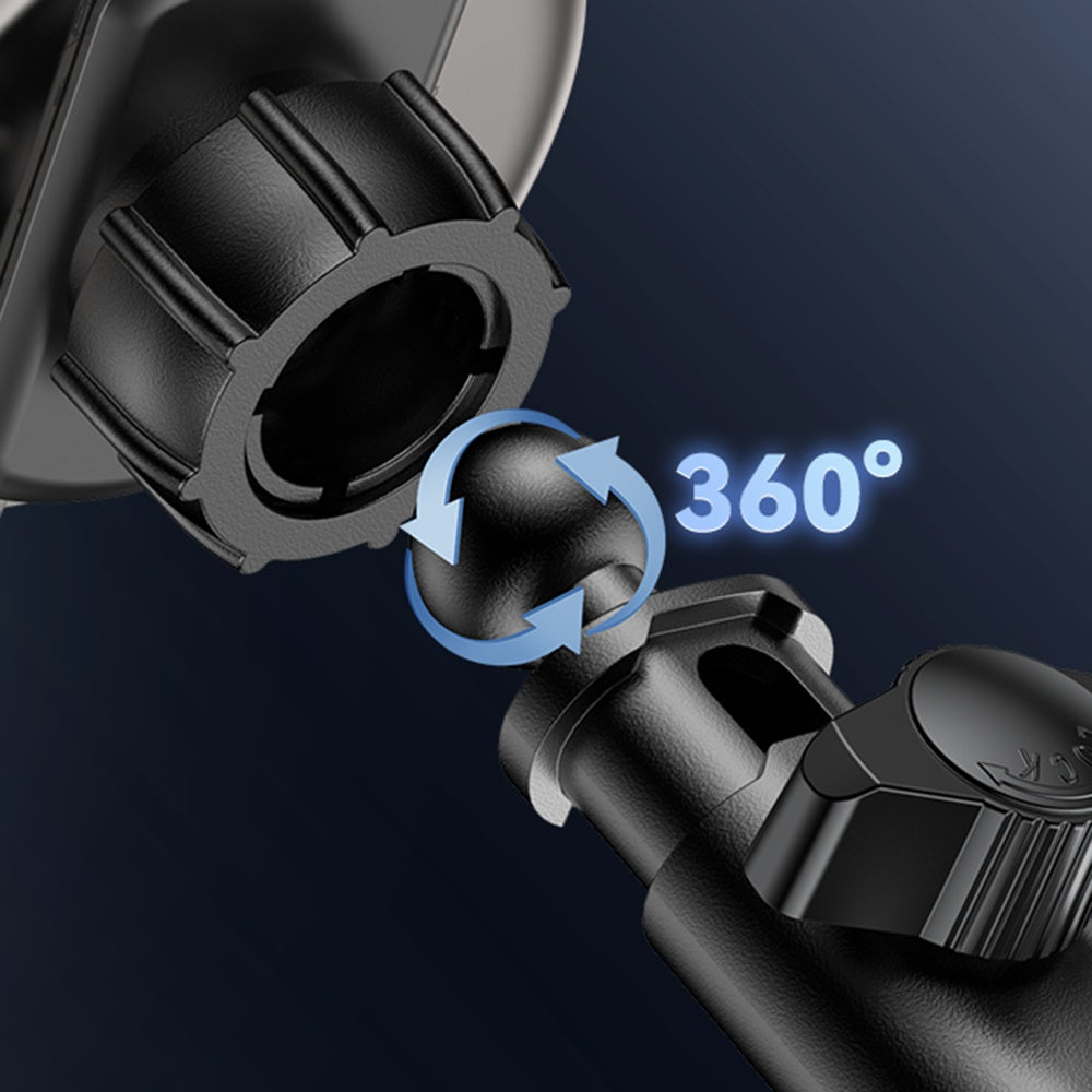 Brezžični avtomobilski polnilec Yesido DS30, 15W, 1.67A, črn