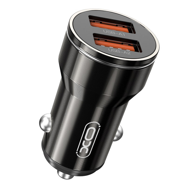 Avtomobilski polnilec XO Design CC48, 12W, 2.4A, črn