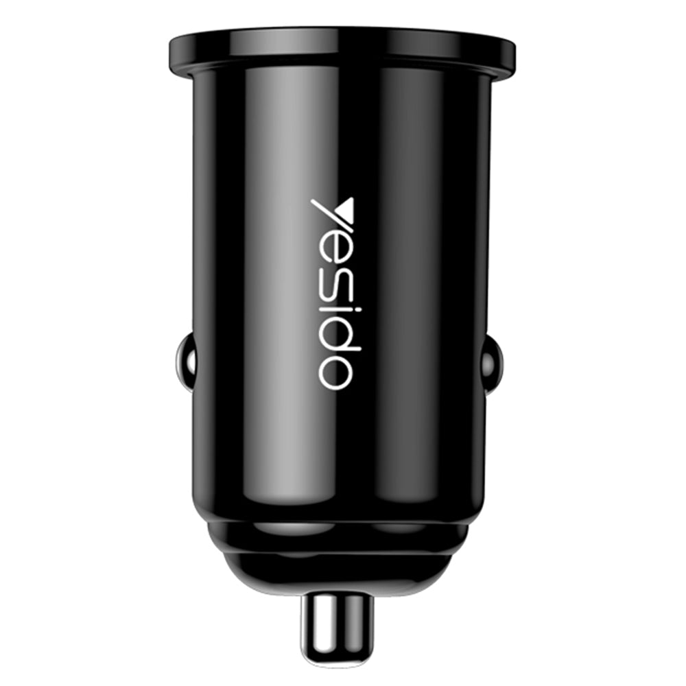Avtomobilski polnilec Yesido Y38, 18W, 3A, 1 x USB-A, Črn