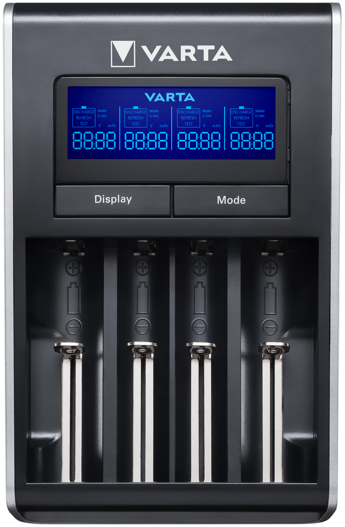 Polnilec baterij Varta, AA / AAA, črn