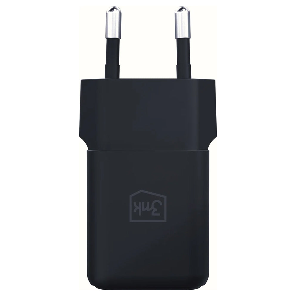 Polnilnik omrežja 3MK Hyper, 20W, 3A, 1 x USB-A - 1 x USB-C, črn