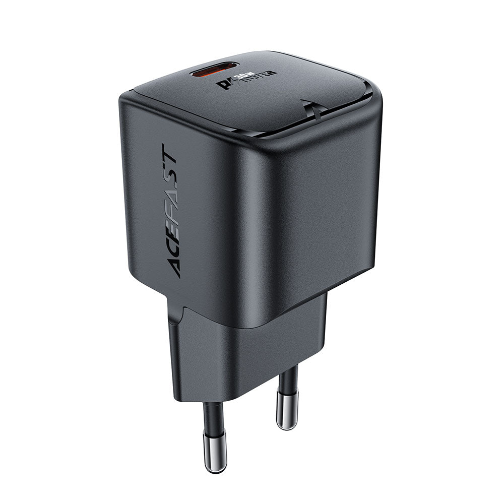 Polnilnik Acefast A77, 30W, 3A, 1 x USB-C, črn