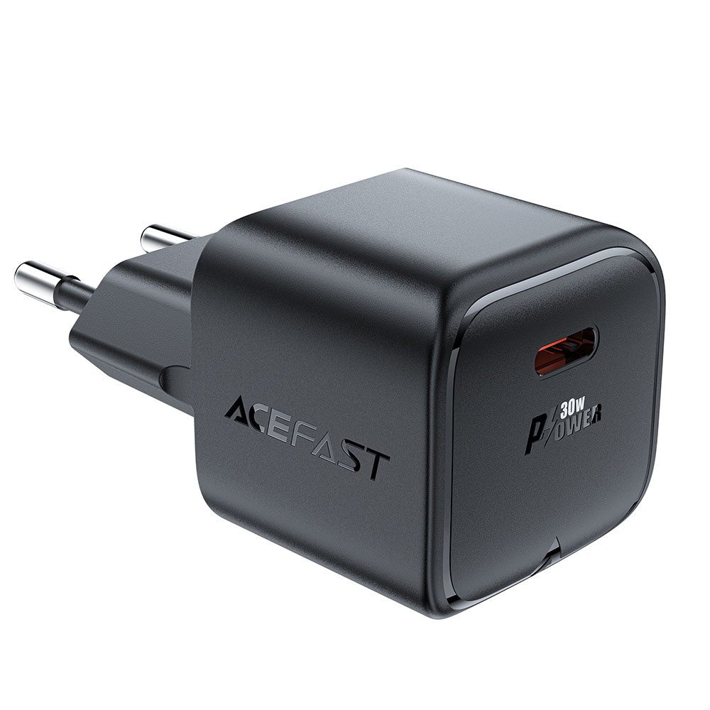Polnilnik Acefast A77, 30W, 3A, 1 x USB-C, črn