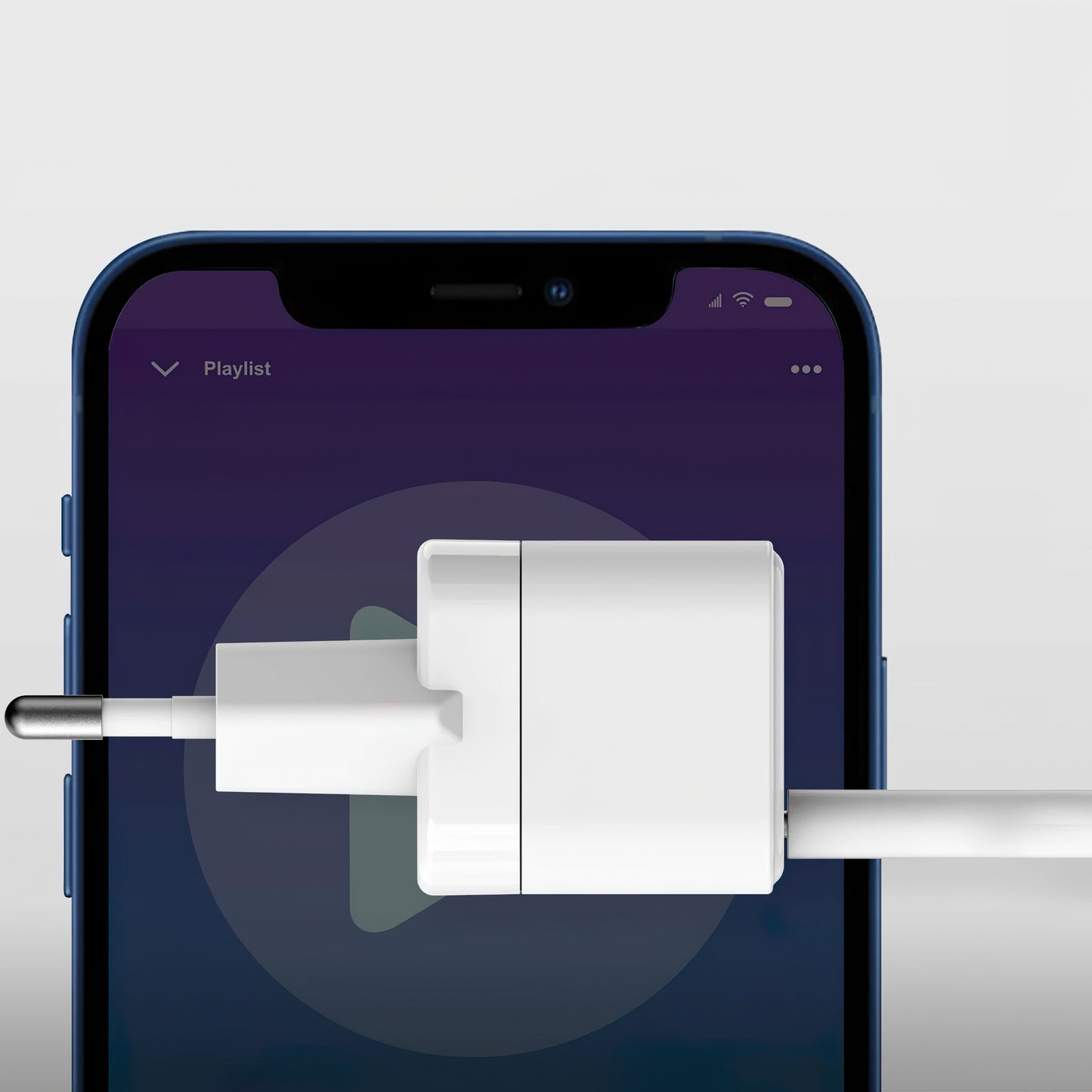 Anker PowerPort III Cube omrežni polnilnik, 20 W, 3A, 1 x USB-C, bela A2149G21