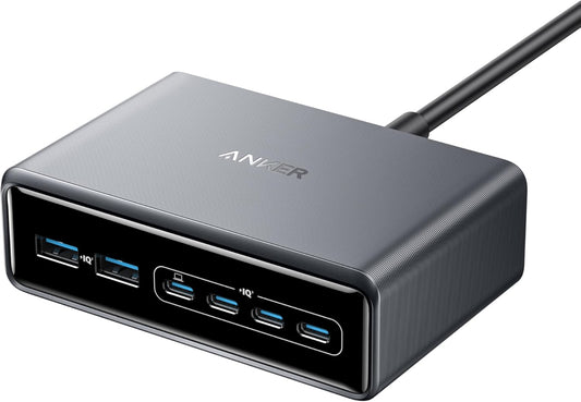 Polnilec Anker Prime Station, 200 W, 3A, 2 x USB-A - 4 x USB-C, črn A2683341