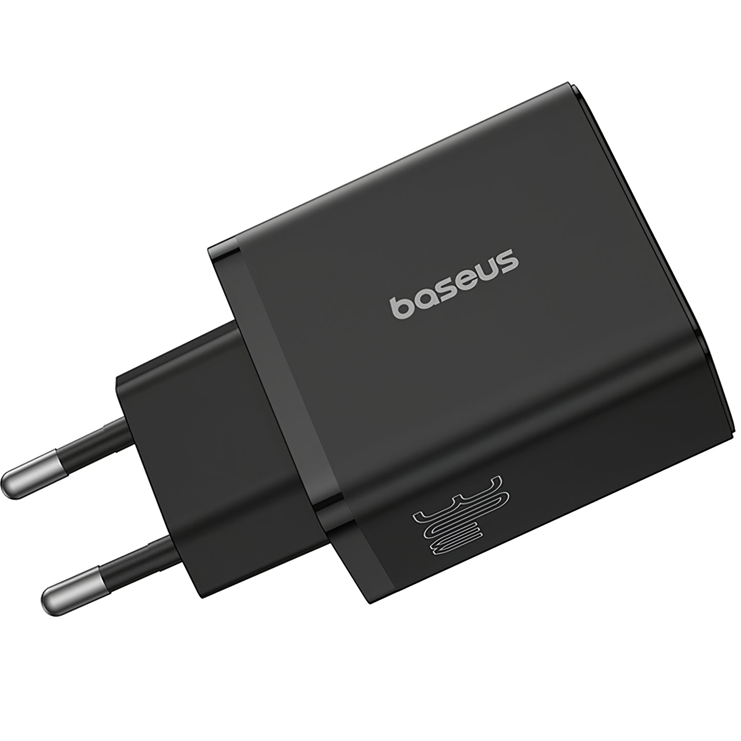Omrežni polnilnik Baseus Cube, 30 W, 3A, 1 x USB-C - 2 x USB-A, črn P10111402113-00