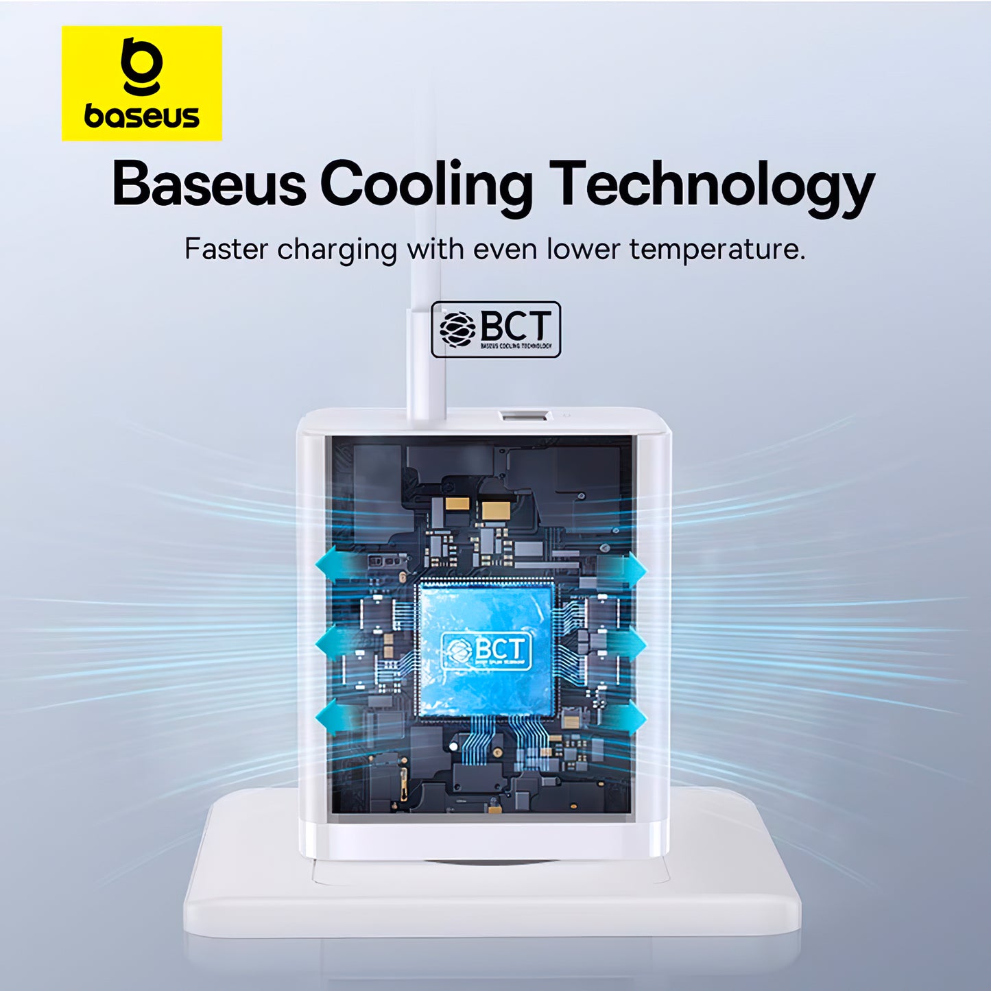 Omrežni polnilnik Baseus Cube, 30 W, 2,4 A, 1 x USB-A - 1 x USB-C, bel P10111404213-00