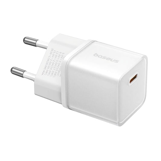 Omrežni polnilnik Baseus GaN5S, 20 W, 3A, 1 x USB-C, beli P1016250503213-00