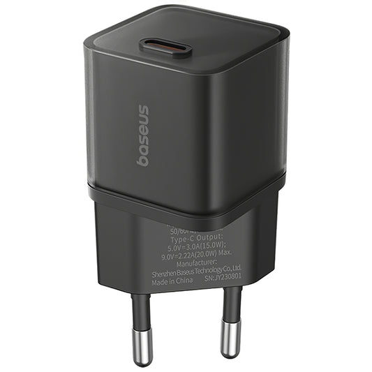 Omrežni polnilnik Baseus GaN5S, 30 W, 3A, 1 x USB-C, črn P10162504113-00
