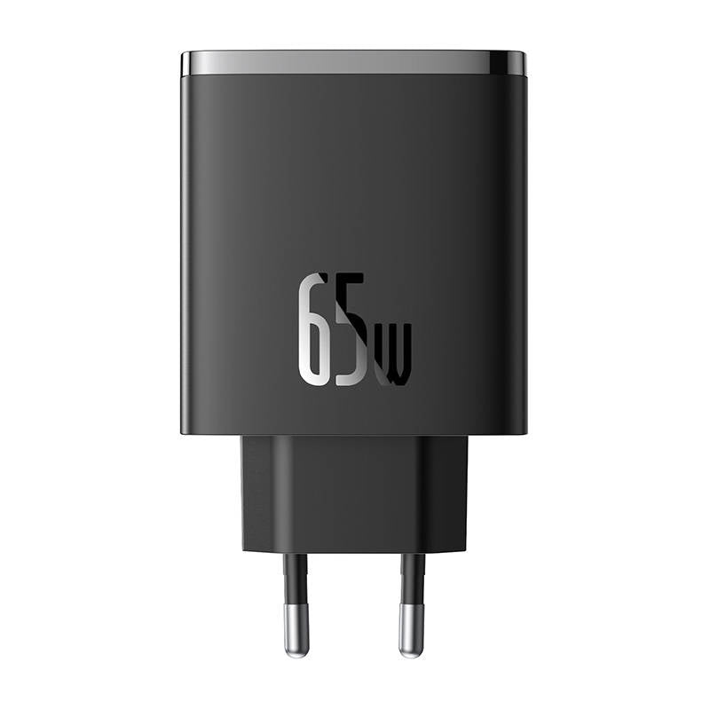 Polnilnik Baseus Cube Pro, 65W, 3.25A, 1 x USB-A - 2 x USB-C, črn P10152301113-00