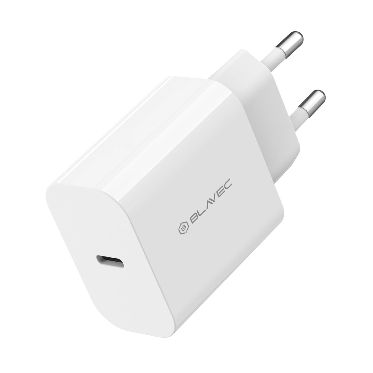 Polnilnik omrežja Blavec BC-7, 45W, 3A, 1 x USB-C, Bel