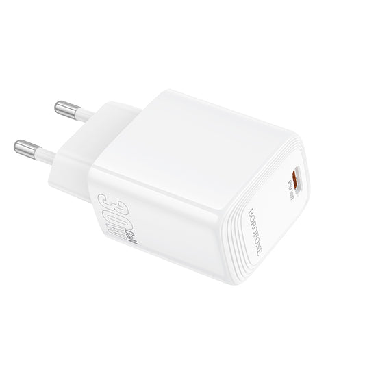 Polnilnik Borofone BN28 Fuente, 30W, 3A, 1 x USB-C, Bel