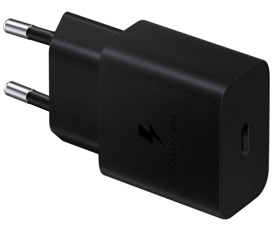 Samsung omrežni polnilnik s kablom USB-C, 15 W, 2A, 1 x USB-C, črn EP-T1510XBEGEU