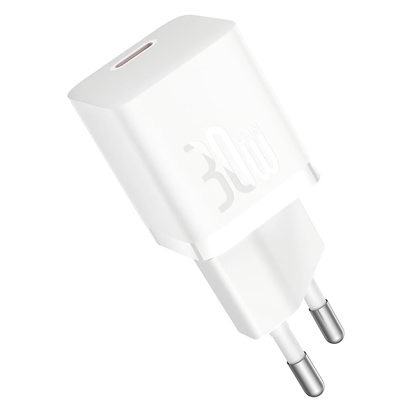 Baseus GaN5S Kabelski omrežni polnilnik USB-C GaN5S, 30 W, 3A, 1 x USB-C, bel P1011090902213-00