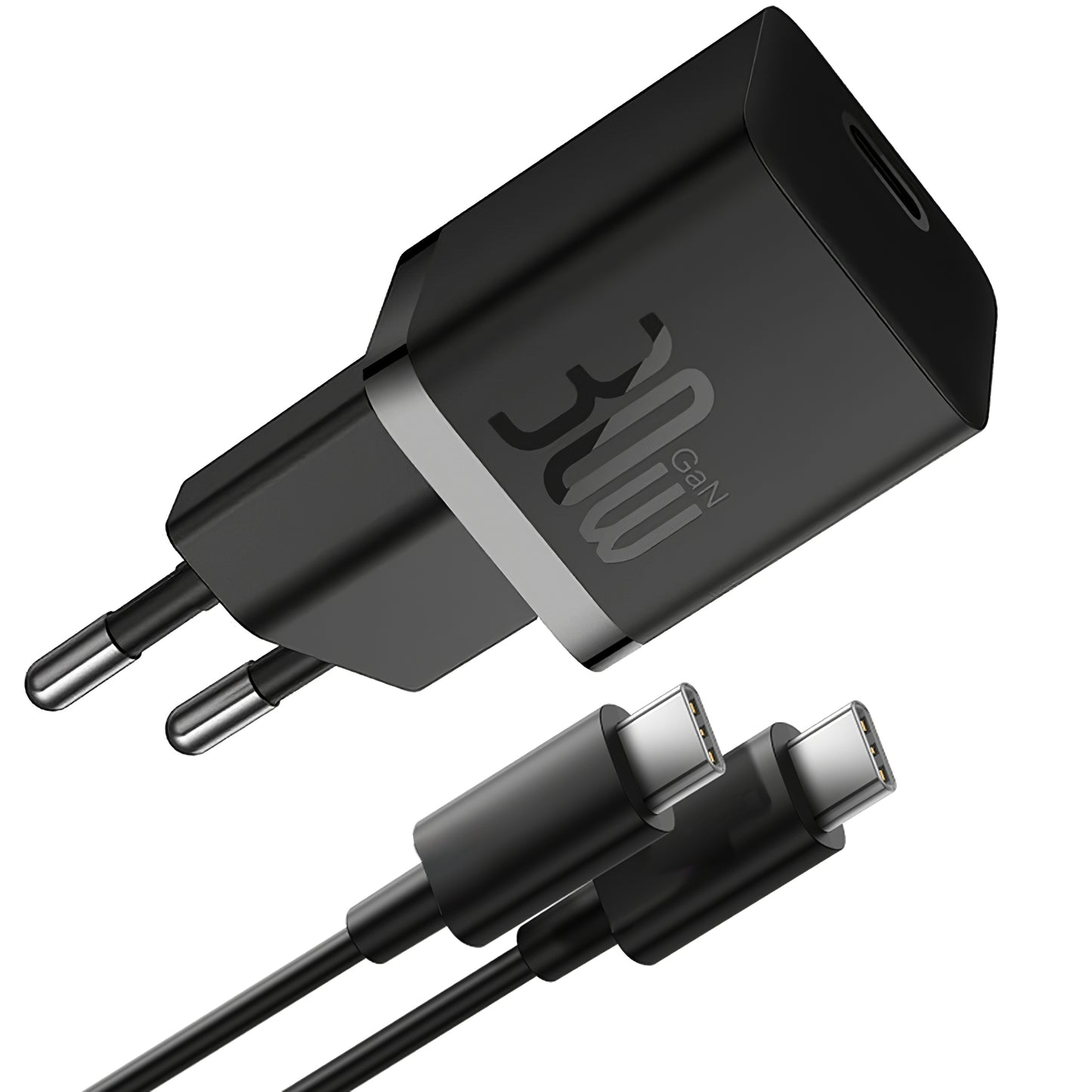 Baseus GaN5S kabel USB-C Omrežni polnilnik GaN5S, 30 W, 3A, 1 x USB-C, črn P1011090902113-00