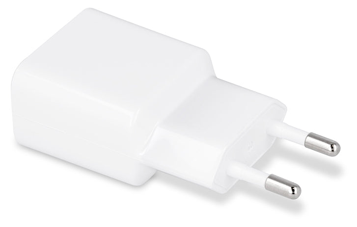 Omrežni polnilec z USB-C kablom MaXlife MXTC-01, 10,5W, 2,1A, 1 x USB-A, bel