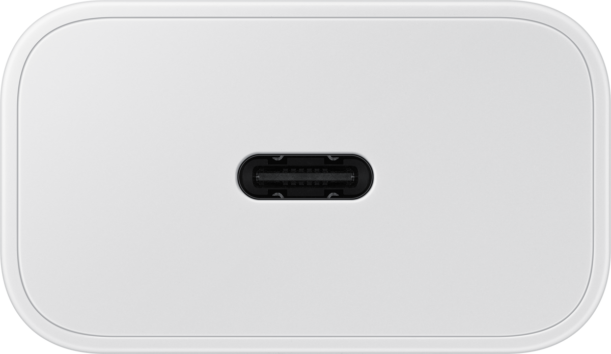 Samsung USB-C kabel, omrežni polnilnik USB-C, 25 W, 3A, 1 x USB-C, bel EP-T2510XWEGEU