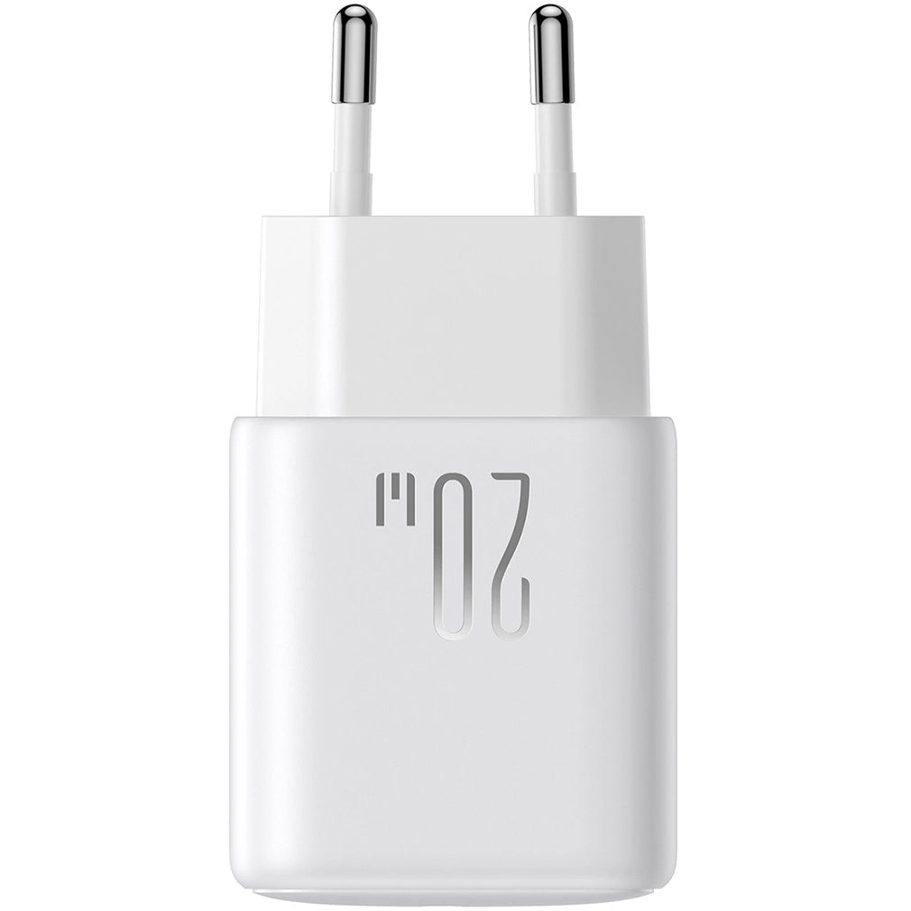 Polnilnik z omrežnim kablom Lightning Joyroom JR-TCF20, 20W, 3A, 1 x USB-C, Bel