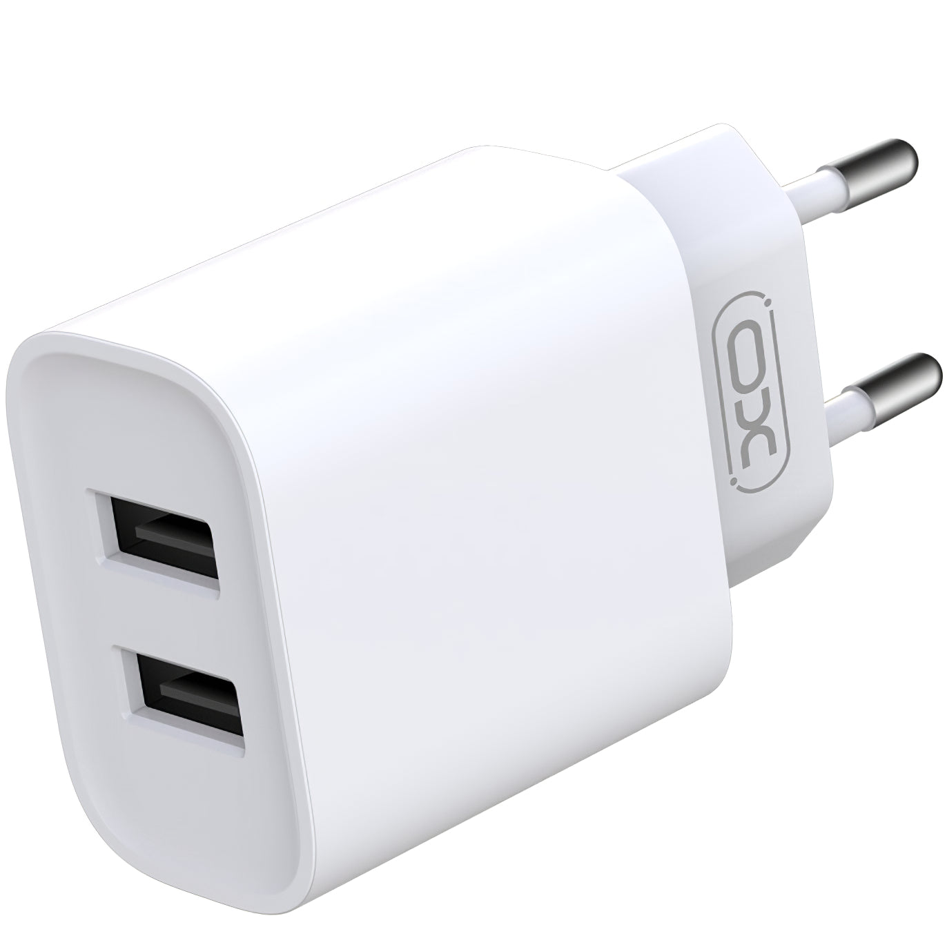 XO Design XO Design BPCE02C USB-C Wired Network Charger BPCE02C, 10.5W, 2.1A, 2 x USB-A, White